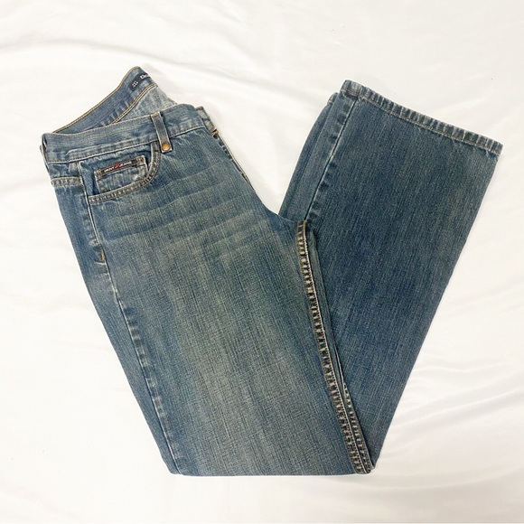 DKNY Vintage Medium Wash Straight Leg Jeans Made In USA - Picture 5 of 10